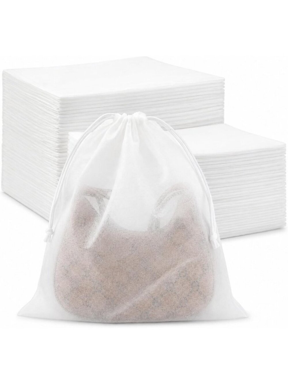 100 Pcs Handbag Dust Bags, 19.7"x23.7", Non-Woven Storage Bags for Protection